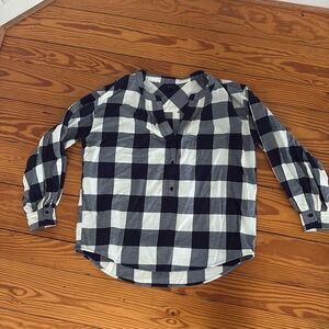 J crew plaid blouse